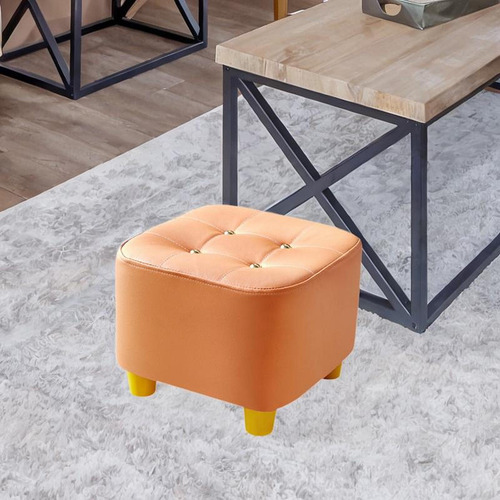 Taburete Otomano, Taburete Pequeño, Asiento De Naranja