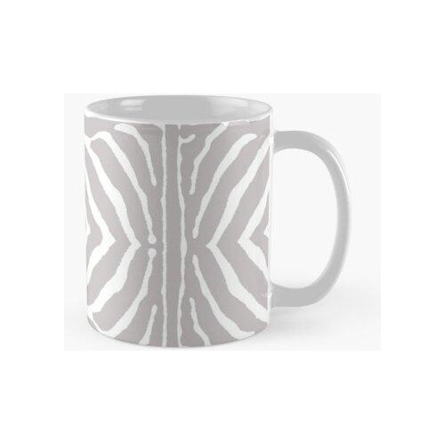 Taza Zebra Wild Animal Print 739 Gray Calidad Premium