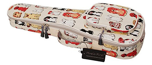Lienzo Para Ukelele Funda Concierto 23/24 Pulgmr Dogplug - D