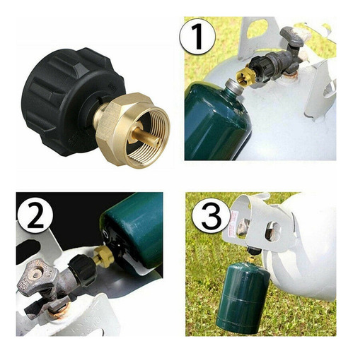 . Adaptador De Recarga De Propano Gás Lp Tanque De Cilindro