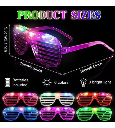 Gafas LED para Fiestas  Gafas LED al Mejor Precio