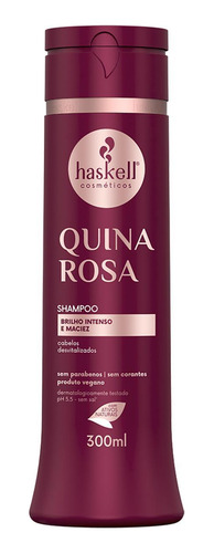 Kit Shampoo E Condicionador 300ml Haskell Quina Rosa