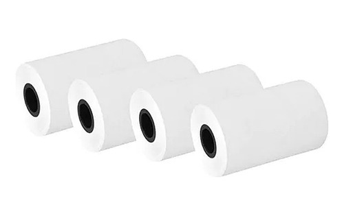 4 Rollos Papel Térmico Mini Impresora 58mm Mini Pos 57mm X50