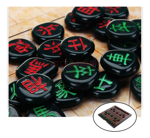 Conjunto De Tabuleiro Magnético De Xadrez Chinês Grande