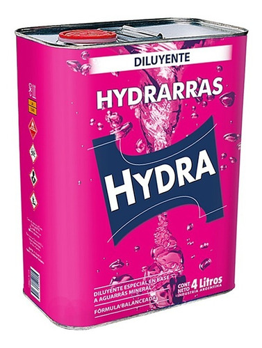 Imagen 1 de 5 de Hydrarras Aguarras 1 L Colorin Ogus