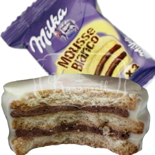 Milka Alfajor - Chocolate Branco & Mousse Chocolate - Import