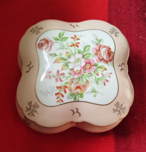 Joyero Porcelana Limoges 17cm X 17cm