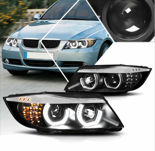 Faros Led 3d Bmw E90 Serie 3 2009 2010 2011 2012 Proyector  
