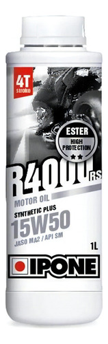 Aceite Semisintético Moto Ipone R4000 Rs 4t 15w50 Ipone