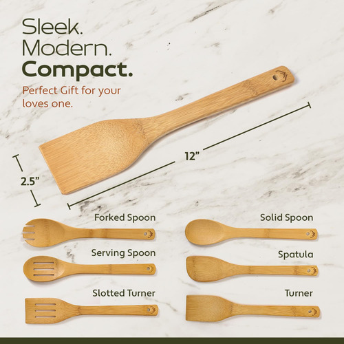 Cucharas De Madera Para Cocinar, Juego De Utensilios Cocina