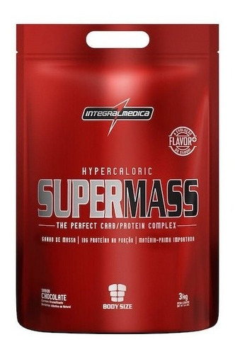 Hipercalórico Super Mass 3kg - Integralmedica Pronta Entrega