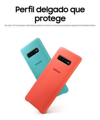 Samsung Case Silicone Cover Para Galaxy S10 Plus