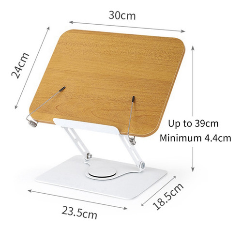 Para 360° Rotatable Base Book Stand For Hands Reading .