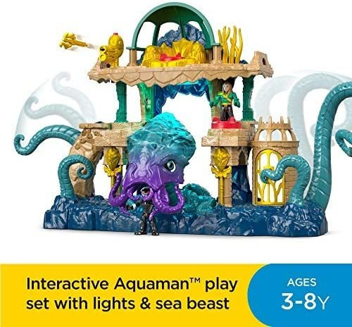 Imaginext. Aquaman Castillo Atlantis Play Set.