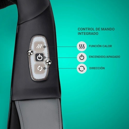 Imagen 3 de 10 de Masajeador Cuello & Espalda Calor Cervical Lumbar Hombros Lh