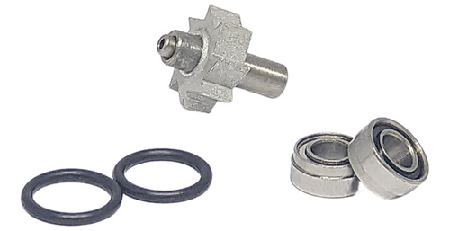 Kit Turbina Rotor Completo Mini Pb Gnatus Cor Prateado