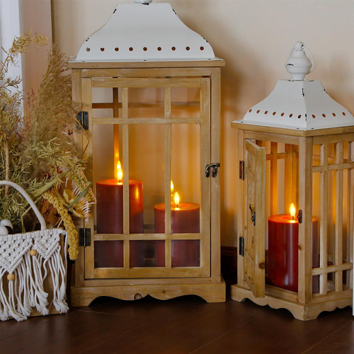 Velas Parpadeantes Sin Llama De Cera Real De 10 X 15 Cm Paqu