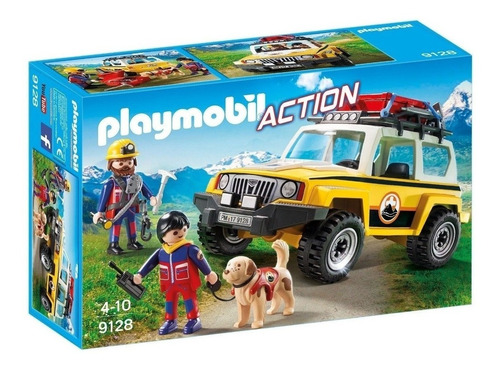 Playmobil Action Vehiculo Rescate De Montaña 9128