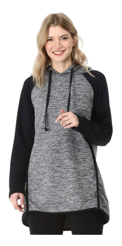 Buzo Hoodie Mariela Rústico Invisib Esp. Comb. - Aerofit Sw 