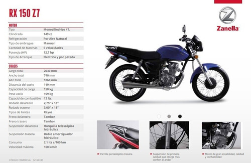 Zanella Rx 150 Z7 Base