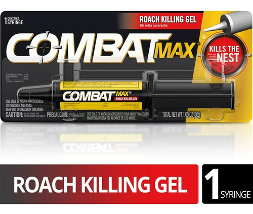 2 Pack Combat Max Mata Cucarachas Gel Importado