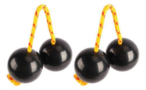 Bola Rítmica Africana, Ajustable, Negra, 2 Unidades
