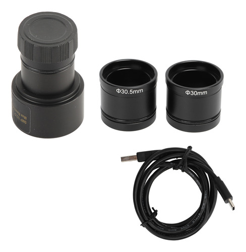 Cámara De Microscopio Usb De 5 Megapíxeles Con Montura C De