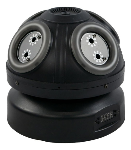 Laser Giratorio Rgb Con Aros Led Rgb Dmx Dj Fiesta