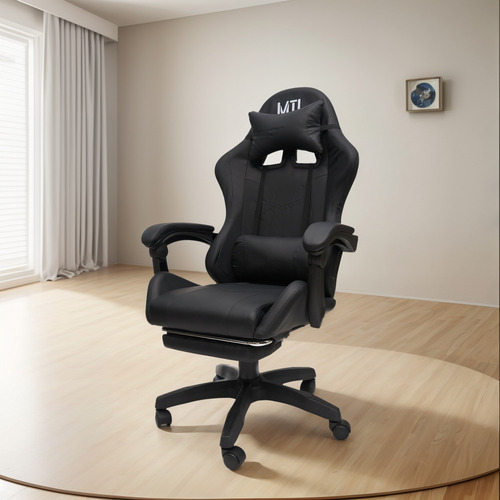 Silla Gamer Computadora Ergonomica Cuero Sintetico Reforzada