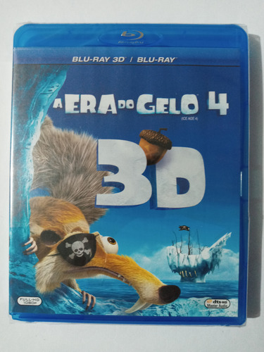 Bluray A Era Do Gelo 4 \ 3d + Bluray - Lacrado