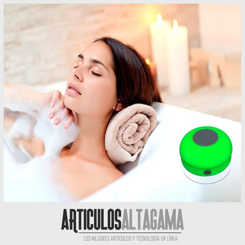 Parlante Bluetooth Resistente Al Agua Manos Libres Para Baño