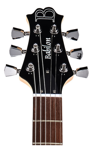 Guitarra Eléctrica Serie B Color Negro Eclipse-bk Babilon