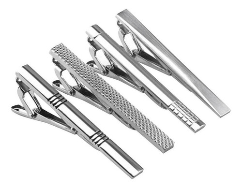 Youpin 4 Pcs Pasador De Corbata De Metal Con Clip De