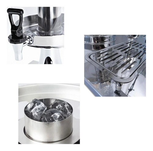 Suqueira 8 L Refresqueira Inox Dispenser Suco Bebidas Buffet