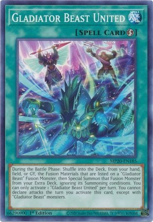 Yugioh!!! Gladiator Beast United - Mp20-en185