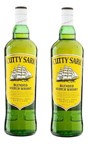 Whisky Cutty Sark 1 Litro - 2 Unidades