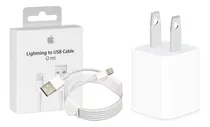 Comprar Cargador Original Para iPhone Cable 2 Metros + Cubo Apple 5w