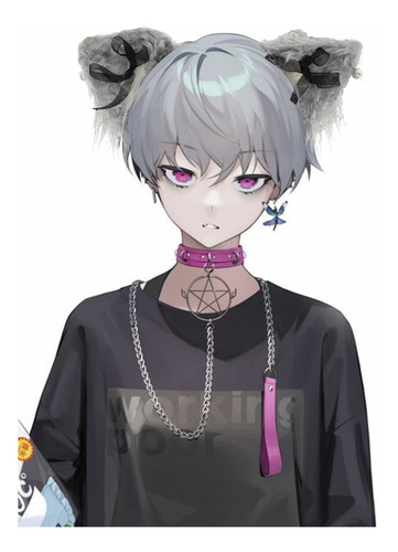 Neko Ears Grises Orejas Gato Cosplay Anime Furry Catgirl