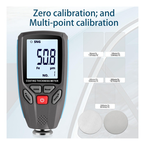 Medidor De Profundidad De Pintura Automotriz Allmeter, De