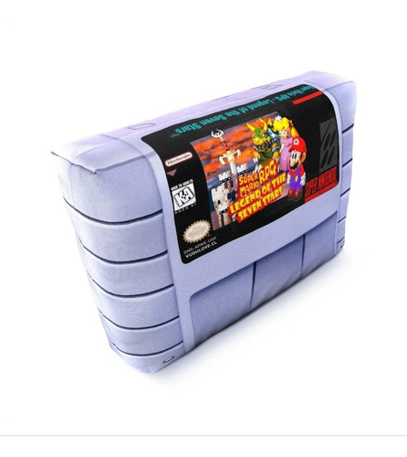 Imagen 2 de 4 de Cojín Super Nintendo Super Mario Rpg 30x20cm Vudú Love