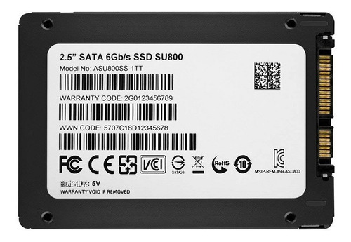 Ssd Interno Adata 1tb Asu800 Sata Iii 2.5p Asu800ss 1tt / /v