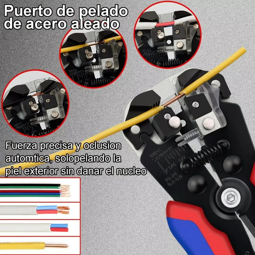 Alicate Terminales Crimpador Pinzas Pelacables+1250 Pcs
