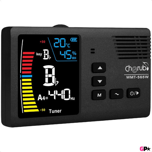 Afinador Metronomo Instrumentos De Viento Recargable 5 En 1