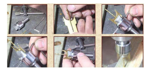 . Juego De Brocas De Bolas De Madera Juego Acero 16