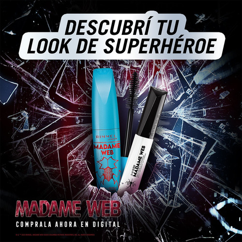 Set de maquillaje Rimmel London Madame web gloss 800 para ojos - 2 unidades