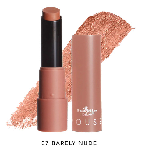 Lip Combo Mousse Matte +delineador +bálsamo By Italia Deluxe 15 Natural