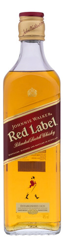Whisky Escocês Blended Red Label Johnnie Walker Garrafa 500ml