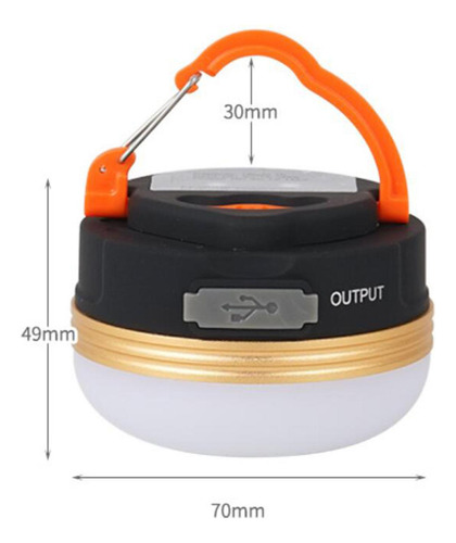 Linterna Led Para Acampar, Luz Para Acampar, Resistente Al A
