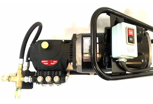 Imagen 6 de 9 de Hidrolavadora Industrial 2hp 220v 1800psi Para Autolavado Bifásica