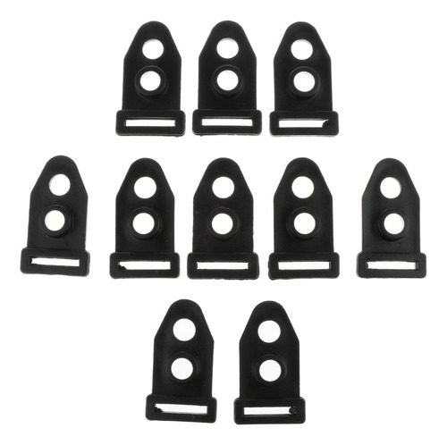 10pcs Clip And Clamp Set Survival Feet Clamp Sujetadores Al